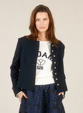 Military style Navy blazer