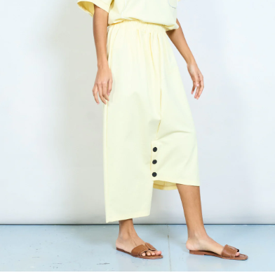 Two Piece Co-ord Set - Lemon