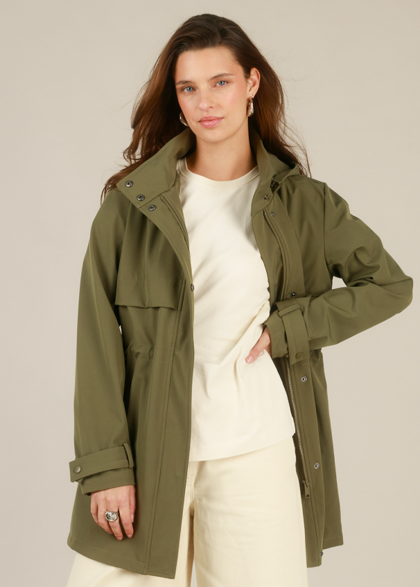 Army Green Spring Coat