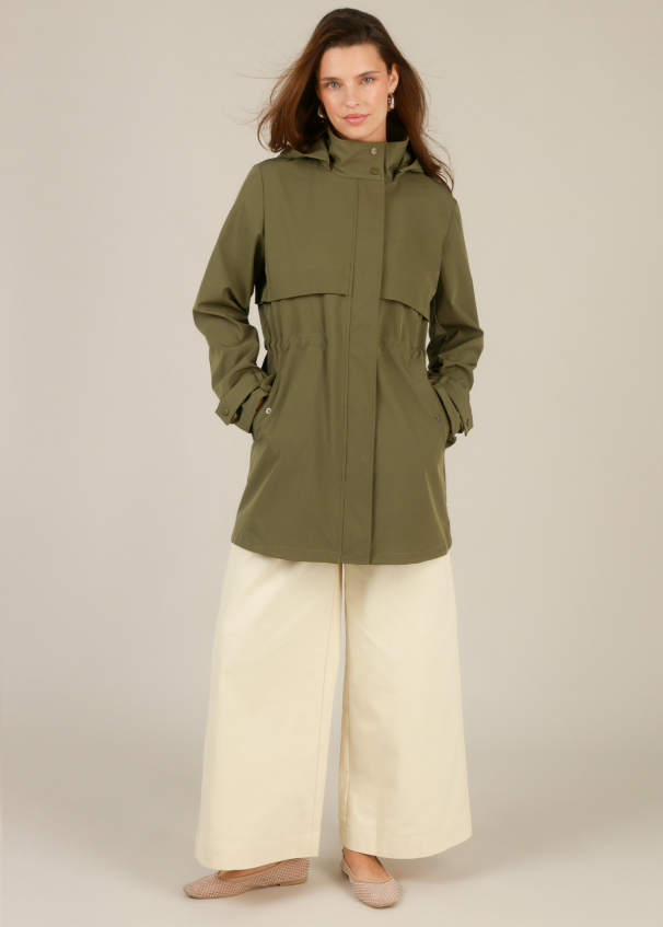 Army Green Spring Coat