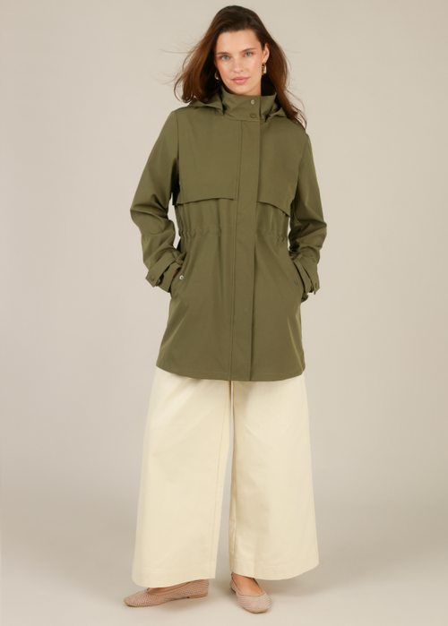 Army Green Spring Coat