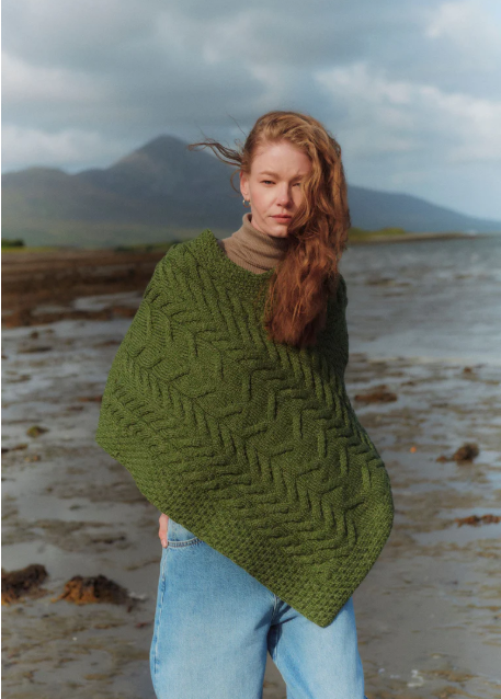 Aran Poncho