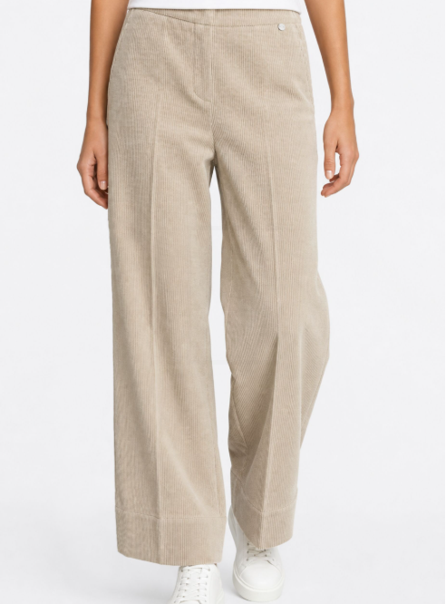 Stehmann Beige Cord Pull-On Culottes