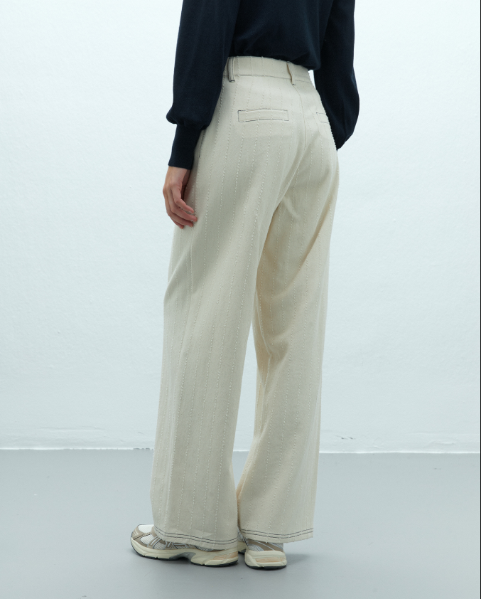 High waisted straight leg jeans 118.95