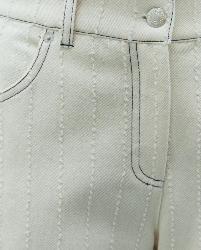 High waisted straight leg jeans 118.95
