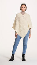 Aran poncho