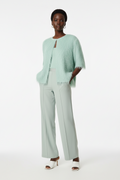 Wide Fit Mint Green Pull Up Pants